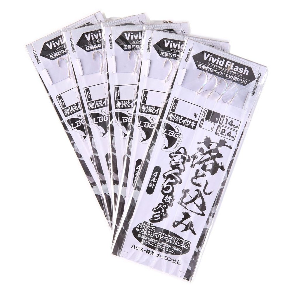 Daiwa 9-8-8 LBG Kurojin 5-Piece Pack, GEI, 4 Pieces