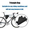 YuanYouTong Bike Bag, Bicycle Frame Storage Bag, Bike Triangle Pouch, Bike Saddle Bag, Bike Top Tube Bag, Bike Seat Bag, Mountain Bike Accessories Pack for Phone, Wallet, Keys view 2