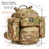 Akmax.cn MOLLE II Medium Tactical Backpack  Authentic Military Rucksack with ABS External Frame, Detachable Side Pouches & Modular Design for Heavy Loads (50L, OCP) view 2