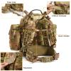 Akmax.cn MOLLE II Medium Tactical Backpack  Authentic Military Rucksack with ABS External Frame, Detachable Side Pouches & Modular Design for Heavy Loads (50L, OCP) view 4