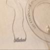 BeautyLiLi Stainless Steel Jewelry Custom Dainty Initial Name Necklace Silver for Women Grandma Bambi view 3