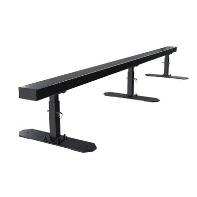 KUAFU 6ft Long Flat Bar Skate Rail, Portable Skateboard Ramp Grind Rail,