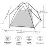 Forceatt Camping Tent, 2 Person Tent, Waterproof & Windproof. Lightweight Backpacking Tent, Easy Setup, Suitable for Outdoor and Hiking Traveling view 2