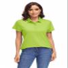 MAGCOMSEN Women's Polo Shirts Short Sleeve UPF 50+ Sun Protection Polos for Casual Work Quick Dry Collared Shirt Green S view 2