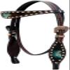 Western Horse Headstall Bridle Breast Collar Reins Tack Set Leather Floral Tooled Handmade Full Cob Pony Breastplate ME-HBC-080 (Cob) view 2