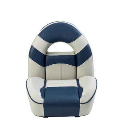 ESRADA Marine Driving Chair Aluminum Alloy Lifting Base Wave-Proof Chair Yacht Speedboat Folding Luxury Seat Fishing Boat E