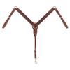 Western Horse Headstall Bridle Breast Collar Reins Tack Set Leather Floral Tooled Handmade Full Cob Pony Breastplate ME-HBC-083 (Pony) view 2