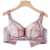 Sexy Thin lace Cup Surface Ultra Thin Lining Breathable Bra Women Floral Bralette Plus Size Full Cup (Color : Flesh, Size : 100C) view 3