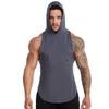 Jueshanzj Men's Fitness Sports Undershirt Hooded Quick Dry Undershirt White M view 4