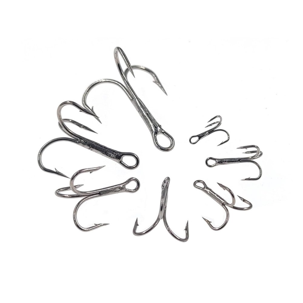 DHAEY SeroNi Hook 10#-10/0# Full Size Fishhooks 50PCS/6PCS High Strength Carbon Steel Angl(50PCS Model 04)