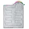 XYNHML Mermaid Scales Camping Sleeping Bags for Adults Kids Boys Girls Warm & Cool Weather Backpacking Rainbow Sleeping Bag for All Seasons Camping, Camping Gear Equipment, Traveling view 3