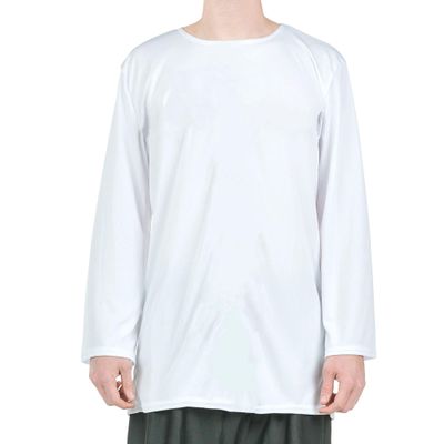 Danzcue Boys Long Sleeve Top, White, S-M