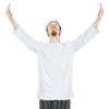 Danzcue Boys Long Sleeve Top, White, S-M view 2