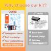 WELL-STRONG Waterproof First Aid Kit Roll Top Boat Emergency Kit with Waterproof Contents for Fishing Kayaking Boating Swimming Camping Rafting Beach Orange view 4