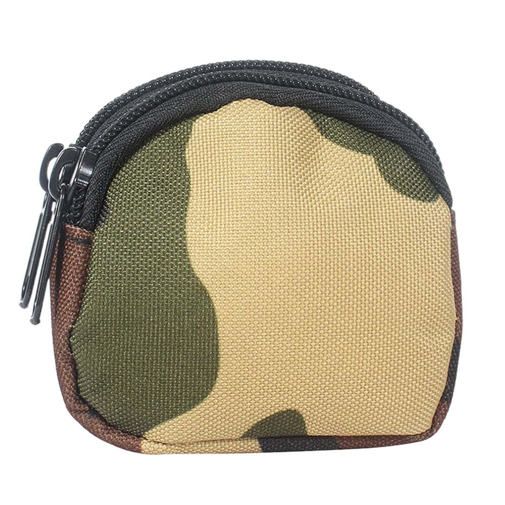 Almencla Coin Purse with Belt Loop Outdoor Belt Pouch Mini Card Bag Coin Pouch Wallet for Outdoor, Hiking, Mountaineering, Jungle Camo