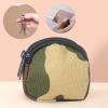 Almencla Coin Purse with Belt Loop Outdoor Belt Pouch Mini Card Bag Coin Pouch Wallet for Outdoor, Hiking, Mountaineering, Jungle Camo view 4