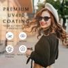BLUE CUT Fit Over Polarized Sunglasses For Women Stylish Solar Shield Clip-On Over Prescription Glasses view 3