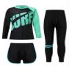 iiniim Kids 3 Piece Long Sleeve Swimsuits Rash Guard Swimwear UPF 50+ Swim Shirt Legging Pants Bathing Suit Blue 2-3 Years view 1