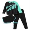 iiniim Kids 3 Piece Long Sleeve Swimsuits Rash Guard Swimwear UPF 50+ Swim Shirt Legging Pants Bathing Suit Blue 2-3 Years view 3