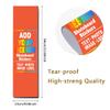 sophiehome Custom Personalized Customize Image/Logo Skateboard Sticker Upload Your Logo or Image Design Orange view 4