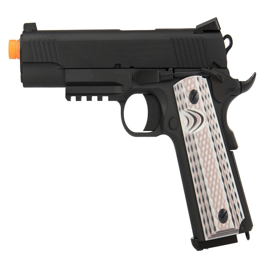 GoldenBall X WE Tech Full Metal 1911 M45A1 Gas Blowback Airsoft Pistol - Black