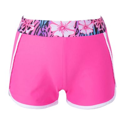 iiniim Girls Swim Bottom UPF 50+ Swimsuit Quick Dry Bikini Beach Board Shorts Running Athletic Shorts Gardenia Rose 10 Years