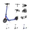 GLDDFDG Scooter for Adults,Scooter for Kids,Wheels Kick Scooter,Sturdy Scooter with Adjustable Height,Foldable,Dual-Brake with Dual Shock-Absorbing,Extra-Wide Deck,220Lb Weight Capacity,Great Gift & T