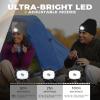 HEYAXA Unisex LED Beanie with Light, Rechargeable Headlamp Hat, Valentines Day & Birthday Gifts for Men Women, Husband, Warm Knitted Cap White Elephant Gifts for Dad Adults Teens Men Women Him view 3