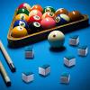 Junkin 48 Pcs Pool Chalk Cubes for Billiard Cue Sticks, 48/72/144 Pack Options, Table Accessories for Clubs, Bars & Home (Blue) view 4