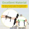 SPG Archery Arm Guard Protector - Adjustable Professional Bow Arm Guards Forearm Protector Armguard for Adults Youth Men Women Competition Shooting Hunting Practice (Black) view 4