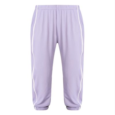 Fldy Girl Y2K Baggy Cargo Trousers with Pockets Jogger Sweatpant Elastic Waist Tracksuit Bottoms Performance Casual Pant Purple 5-6 Years