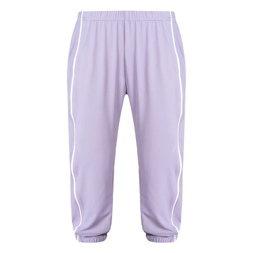 Fldy Girl Y2K Baggy Cargo Trousers with Pockets Jogger Sweatpant Elastic Waist Tracksuit Bottoms Performance Casual Pant Purple 5-6 Years