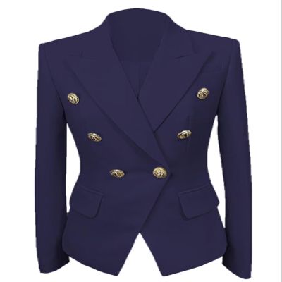 YUVUXE Navy Blue Blazer Jackets for Women Long Sleeve Open Front Womens Blazer Jacket Business Casual Outfits for Women 14