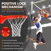 Basketball Rim, Heavy Duty Basketball Rim Replacement - Universal 18 Inch Breakaway Rim and Net,Professional Double-Spring Backboard Rims For In-Ground and Wall-Mounted Basketball Hoops Indoor Outdoor view 2