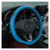 FUERU Car Steering Wheel Cover Set Car Steering Wheel Cover Breathable Leather Breathable Moisture Drainage Fashion Car Interior (Color : 3#) view 1
