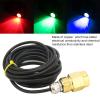 Drain Plug Light, Navigation Signal Light, 12V 24V IP68 Waterproof LED RGB Color Underwater Drainage Light Lamp for Yacht Marine Boat Accessory(RGB) view 3