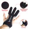 SPG Archery Glove Finger Guard - 3 Finger Archery Gloves Protector Recurve Compound Bow Shooting Hunting Protective Gear Accessories for Men Women Youth Kids (Black, S) view 3