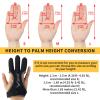 SPG Archery Glove Finger Guard - 3 Finger Archery Gloves Protector Recurve Compound Bow Shooting Hunting Protective Gear Accessories for Men Women Youth Kids (Black, S) view 4