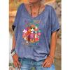 Assuming I'm Just an Old Lady T Shirt Your First Mistake was Thinking I'm Old T-Shirt Your First Mistake was Thinking I was an Old Lady Fun Letter Print Tee Casual Tshirts Lightblue view 2