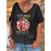 Your First Mistake was Thinking I'm Old Shirts Assuming I'm Just an Old Lady T Shirt Assuming I'm Just an Old Lady Fun Letter Print Tee Casual Tshirts Plus Size 5XL Black view 2