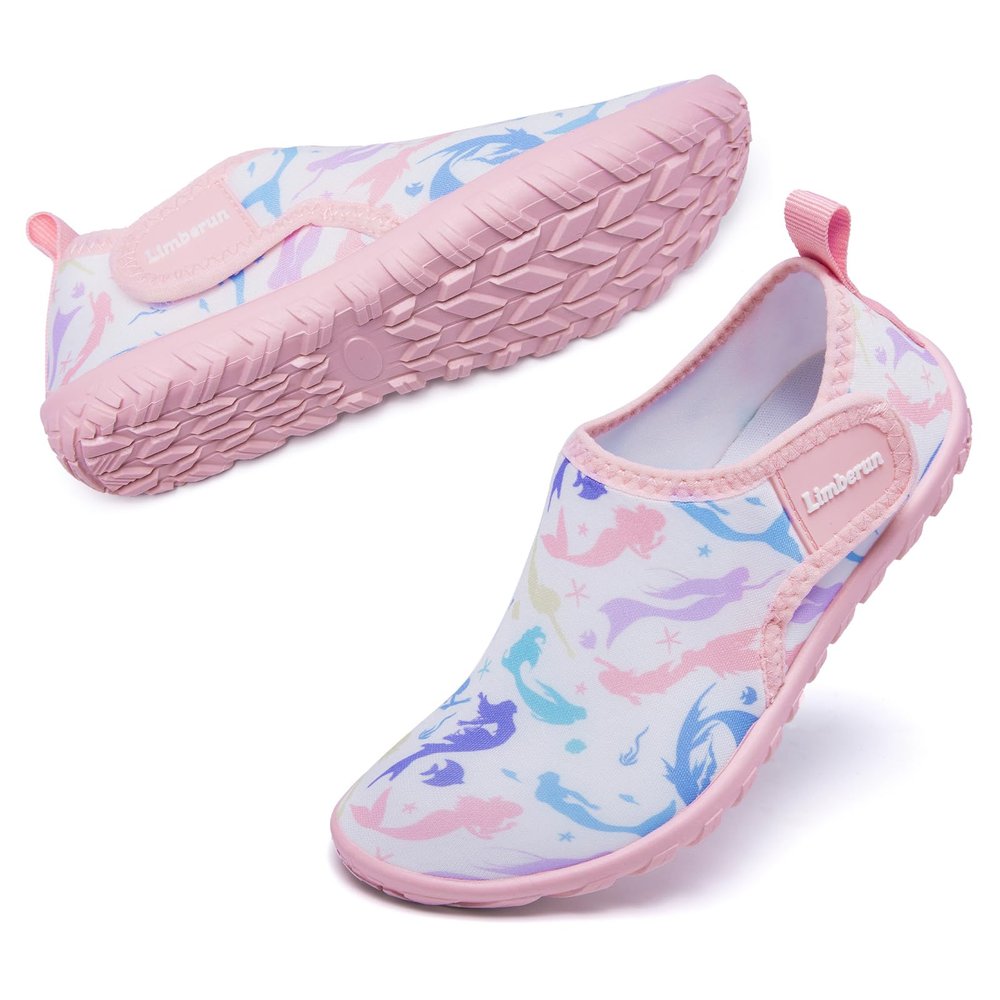 Limberun Kids Water Shoes for Girls Boys Swim Shoes Toddler Beach Shoes Pool Shoes Toddler Aqua Shoes for Toddlers Quick Dry Non-Slip, Comfortable Superbounce Mermaid 2