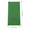 BESPORTBLE 1set Portable Golf Hitting Mat for Indoor Practice Compact Golf Turf Mat for Beginners Lightweight Chipping and Putting Training Aid for Use view 4