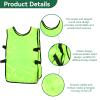 5PCS Pinnies Scrimmage Vests Team Practice Jersey Child Youth Teen Kids Scrimmage Vest Soccer Pinnies Youth Team Practice Vests Sports Bibs(GREEN) view 2
