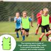 5PCS Pinnies Scrimmage Vests Team Practice Jersey Child Youth Teen Kids Scrimmage Vest Soccer Pinnies Youth Team Practice Vests Sports Bibs(GREEN) view 3