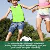 5PCS Pinnies Scrimmage Vests Team Practice Jersey Child Youth Teen Kids Scrimmage Vest Soccer Pinnies Youth Team Practice Vests Sports Bibs(GREEN) view 4