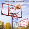 Yohood Kids Basketball Hoop Outdoor 4.82-8.53ft Adjustable, Portable Basketball Hoops & Goals for Kids/Teenagers/Youth in Backyard/Driveway/Indoor, with Enlarged Base and PC Backboard view 4