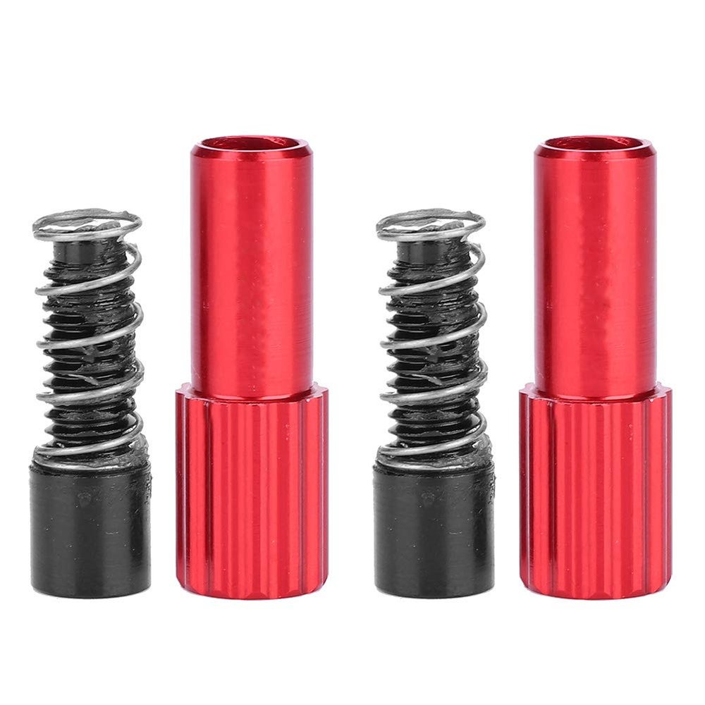 Bicycle Adjuster Bolt, Bike Brake Handle Lever Adjusting Screws Connector Line Regulator Housing Cap Brake Accessories(Red)