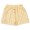 iiniim Toddler Baby Girls Summer Plaid Shorts Elastic Waist Bottoms Pants Yellow 4-5 Years view 3