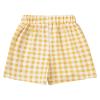 iiniim Toddler Baby Girls Summer Plaid Shorts Elastic Waist Bottoms Pants Yellow 4-5 Years view 4