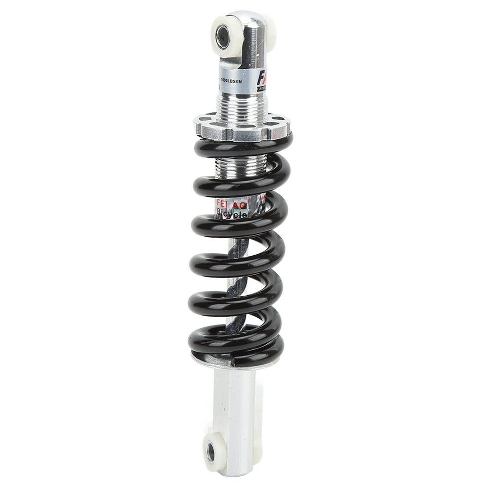 Bike Rear Shock Absorber 200mm 1500lbs 8mm Hole Universal Electric Scooter Damping Suspension Spring Shock Damper for Dirt Bike, Electric Bikes, Mini Motorcycle, ATV
